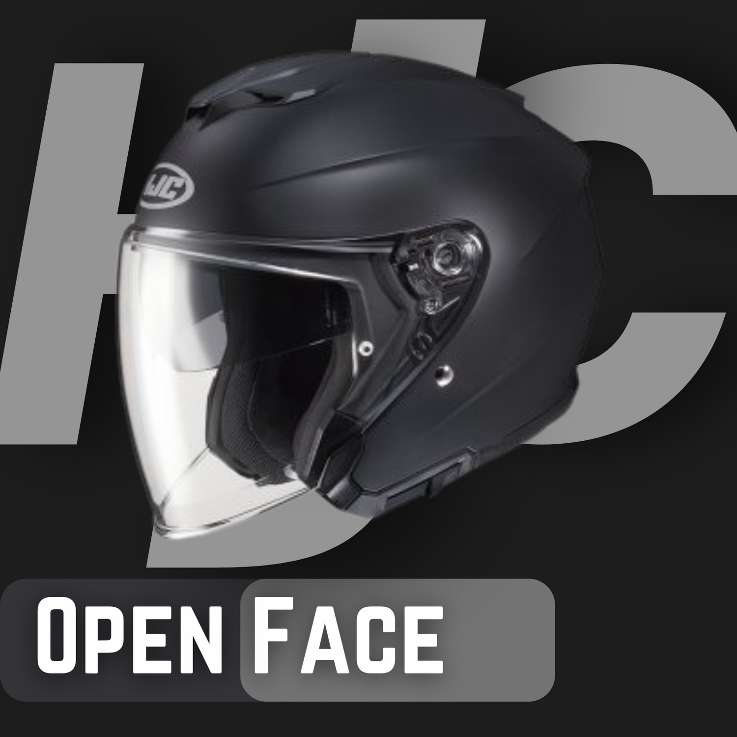 HJC Open Face Helmet