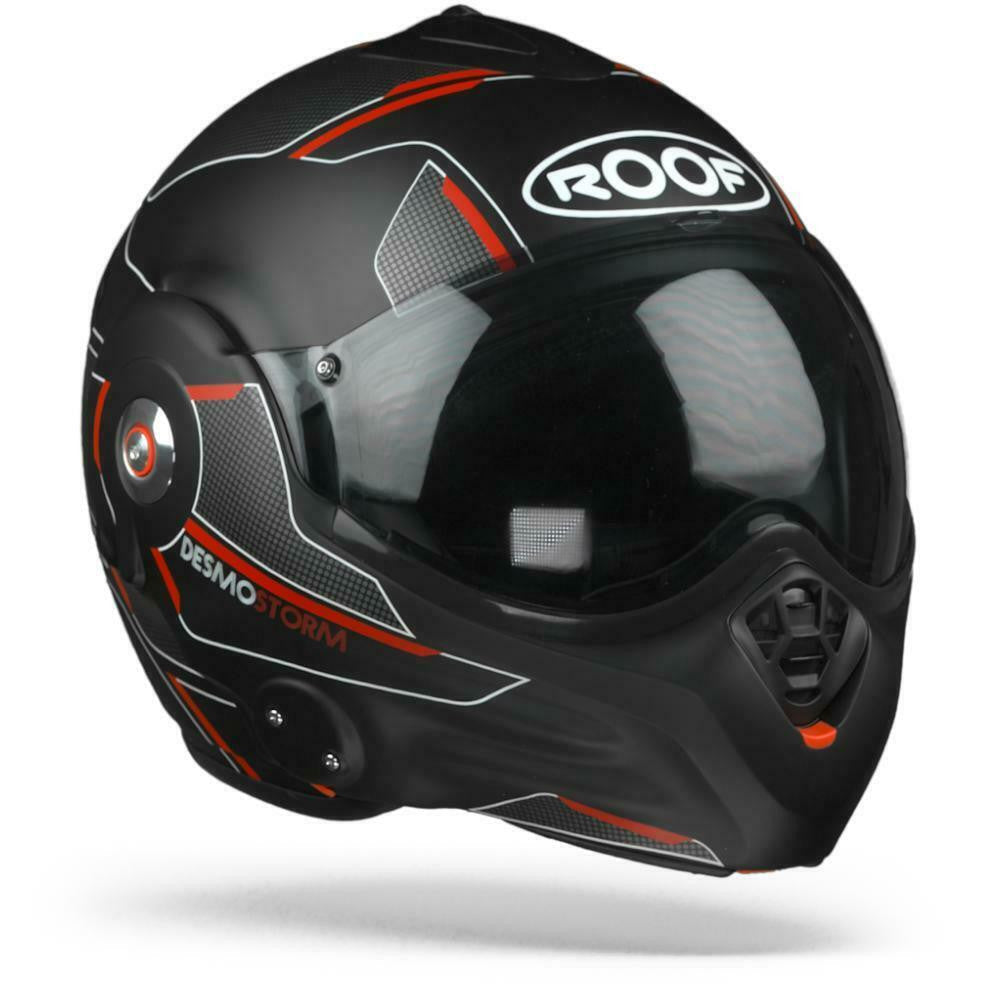 Roof Desmo Storm Full Face Motorcycle Flip Front Track Helmet