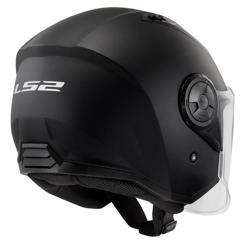 LS2 OF616 Airflow II Plain Motorcycle Open Face Scooter Helmet ECE 22.06