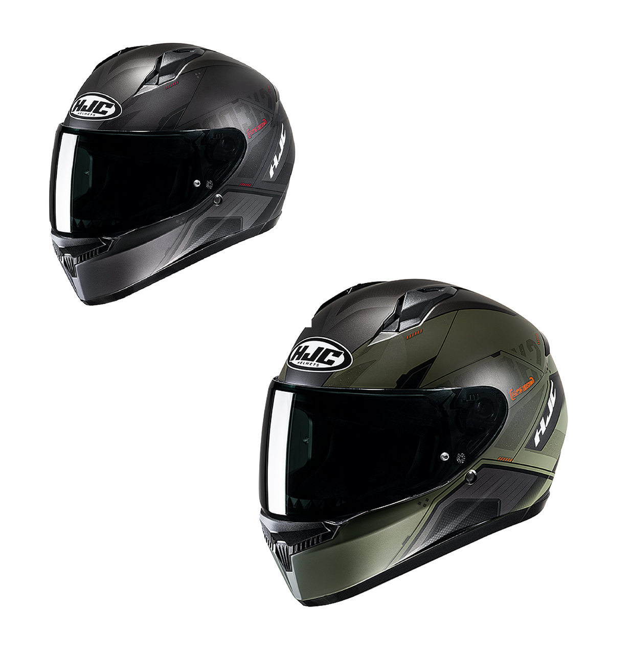 HJC C10 Inka Anti-Scratch coated Motorbike Motorcycle MC1SF Helmet