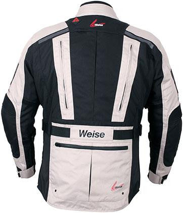 Weise Dune Black Waterproof Thermal Motorbike Touring Textile Jacket