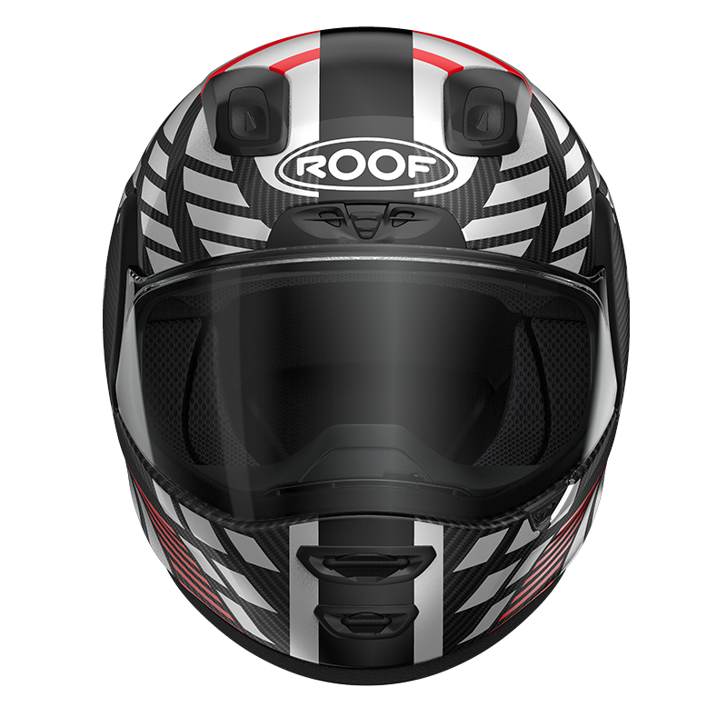 Roof RO200 Carbon Speeder Red Full Face Motorcycle Helmet