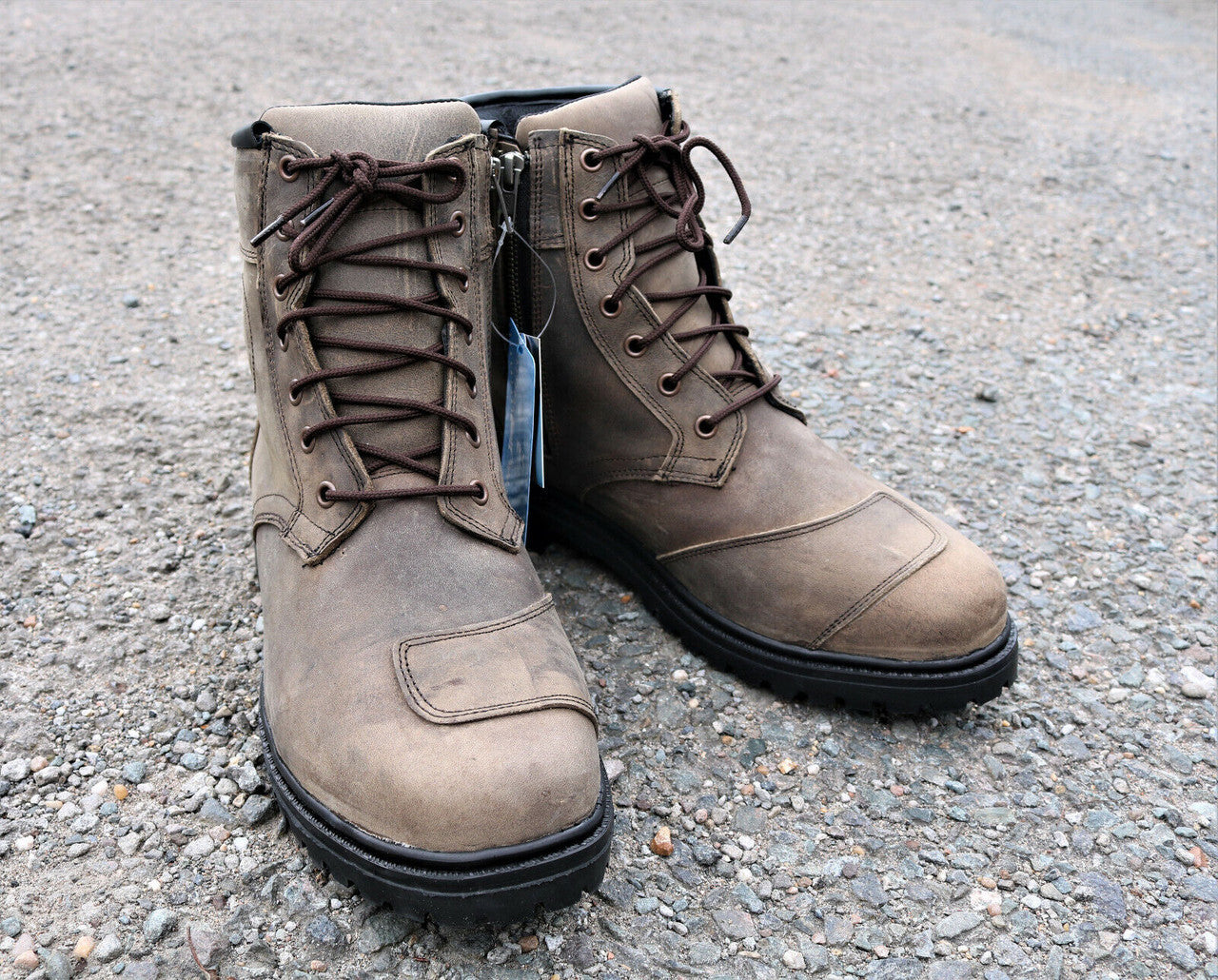 Diora Renegade Waterproof Brown Leather Touring & Urban Boots