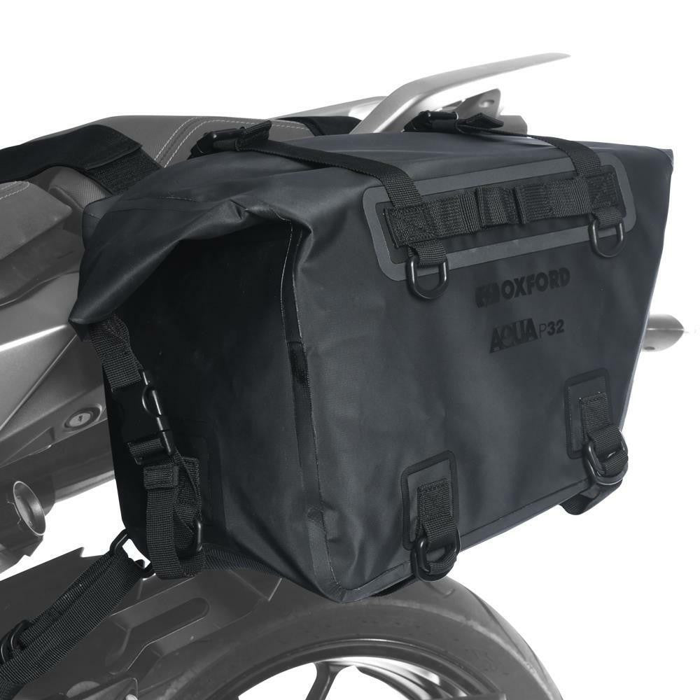 Oxford Aqua P32 Waterproof 32 Liter Motorbike Panniers Luggage