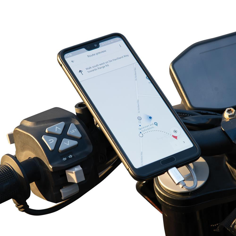 Oxford CLIQR USB Motorcycle Motorbike Handlebar Mount