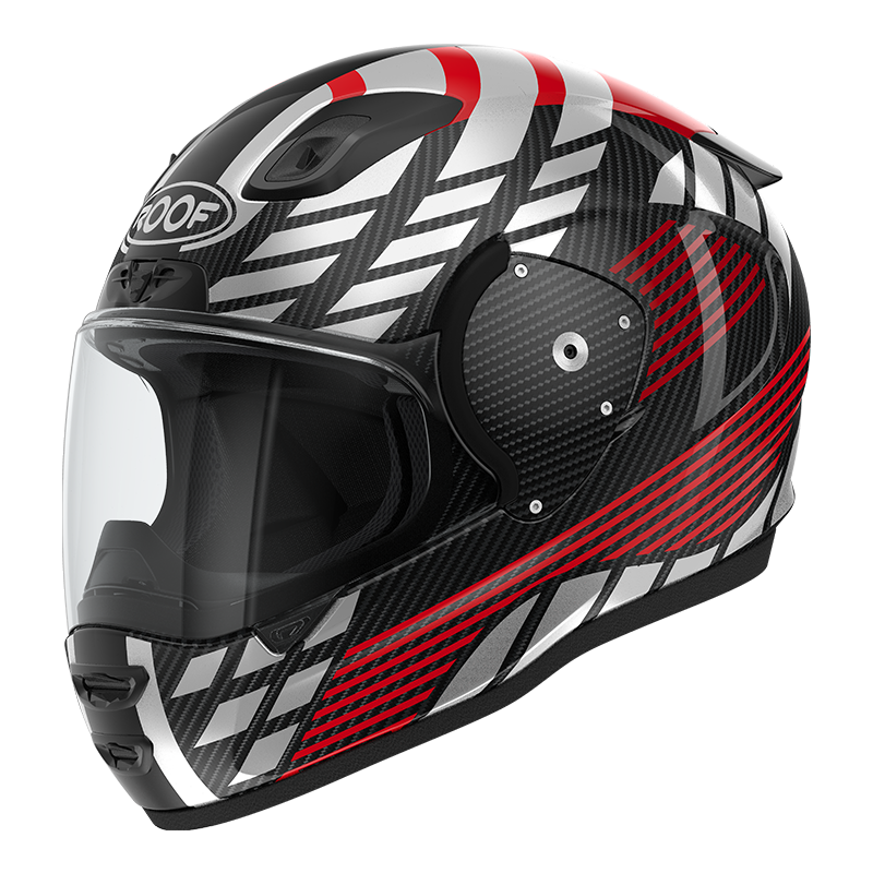 Roof RO200 Carbon Speeder Red Full Face Motorcycle Helmet