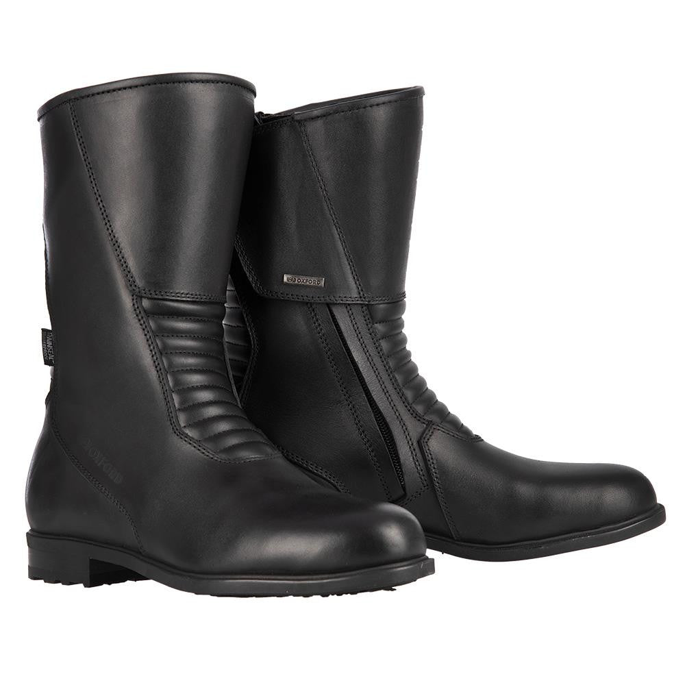 Oxford Valentina Ladies Motorcycle Women's Boots Black