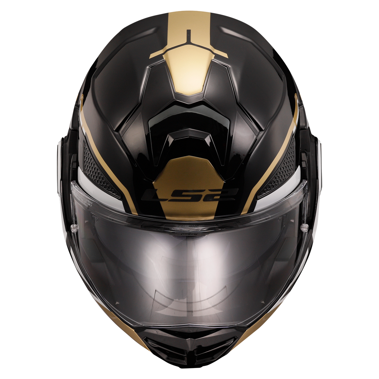 LS2 FF901 Advant X Metryk Black Gold Full Face Motorcycle Helmet Ece22.06