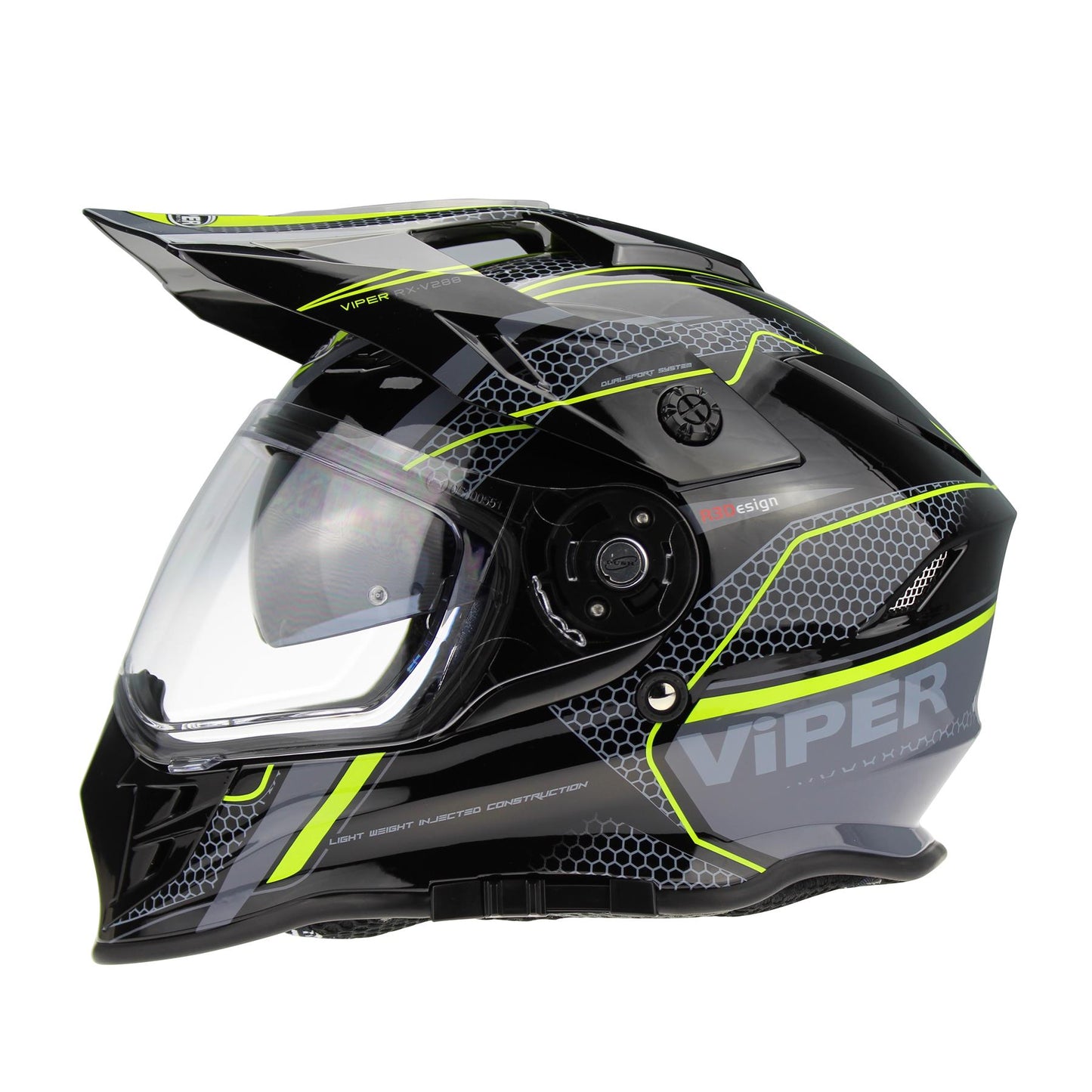 Viper RXV288 Double Visor Enduro Motocross Motorcycle Motorbike Helmet