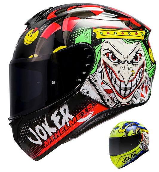 MT Targo Joker Full Face Motorcycle Motorbike Helmet