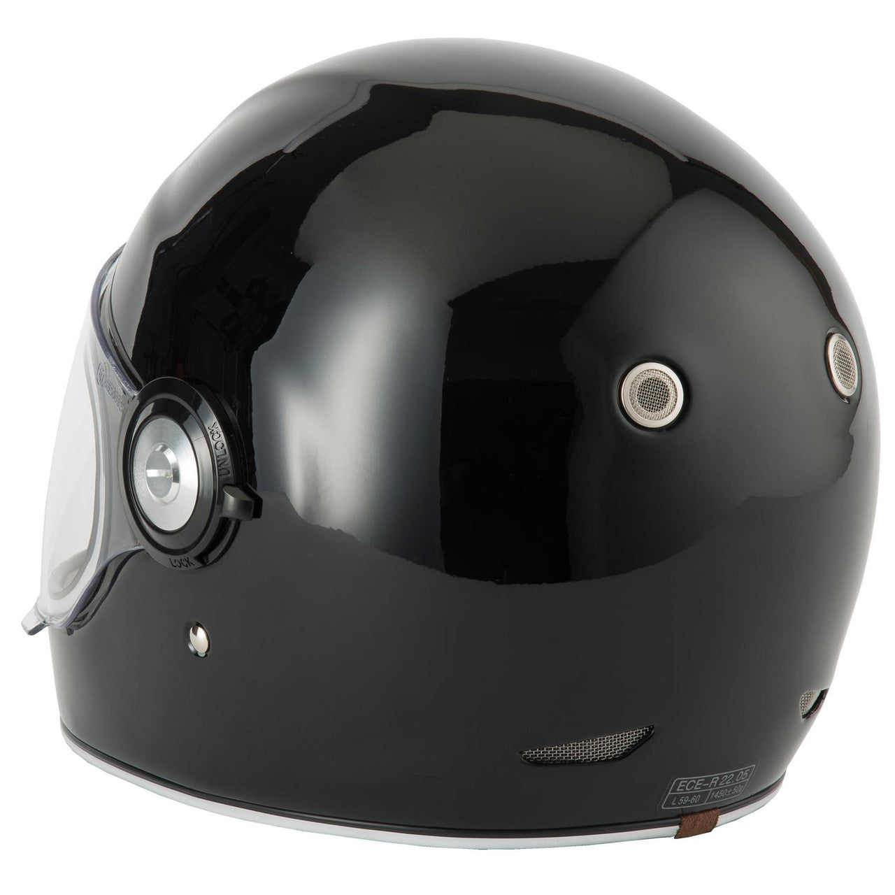 Vcan V135 Full Face Motorcycle Retro Vintage Helmet