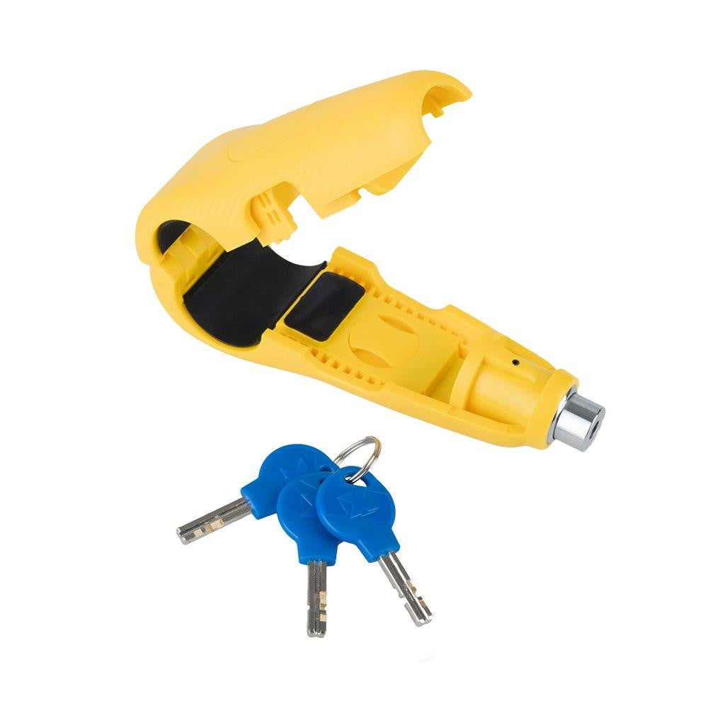 Oxford Motorcycle Motorbike Lever Lock Alarm - Yellow