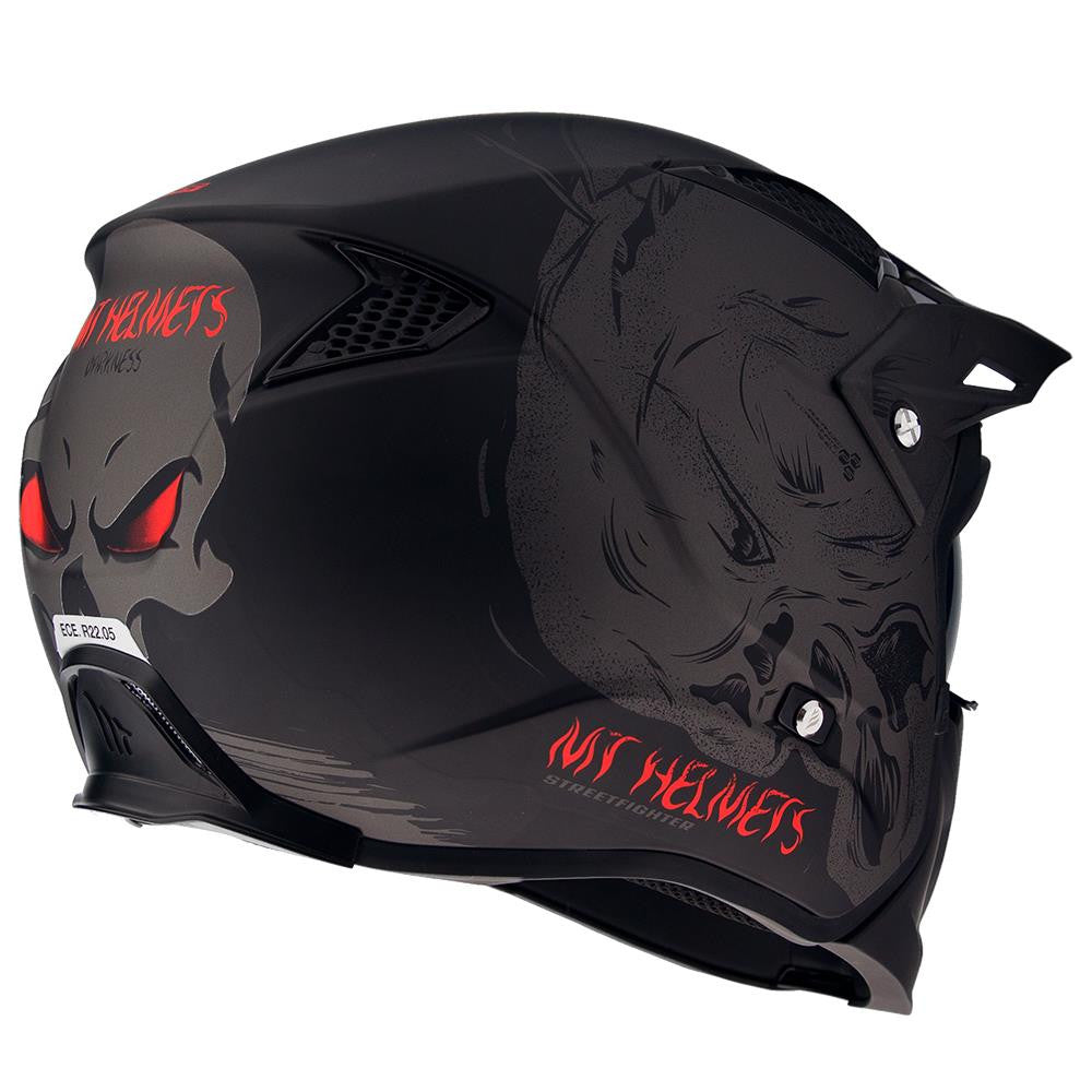 MT Streetfighter Full Face Adventure MotorbikeHelmet