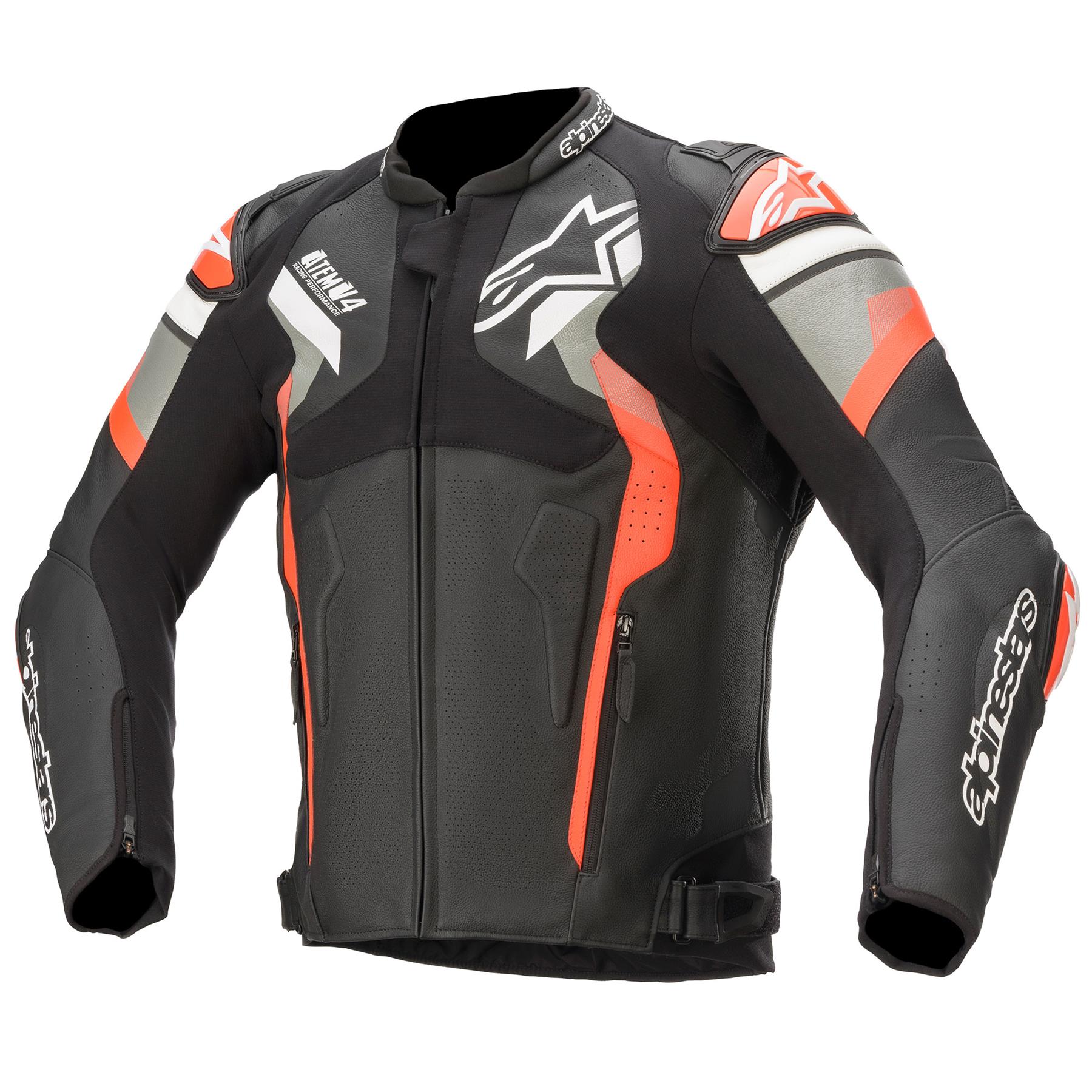 Alpinestars Atem V4 Motorcycle Racing Leather Jacket