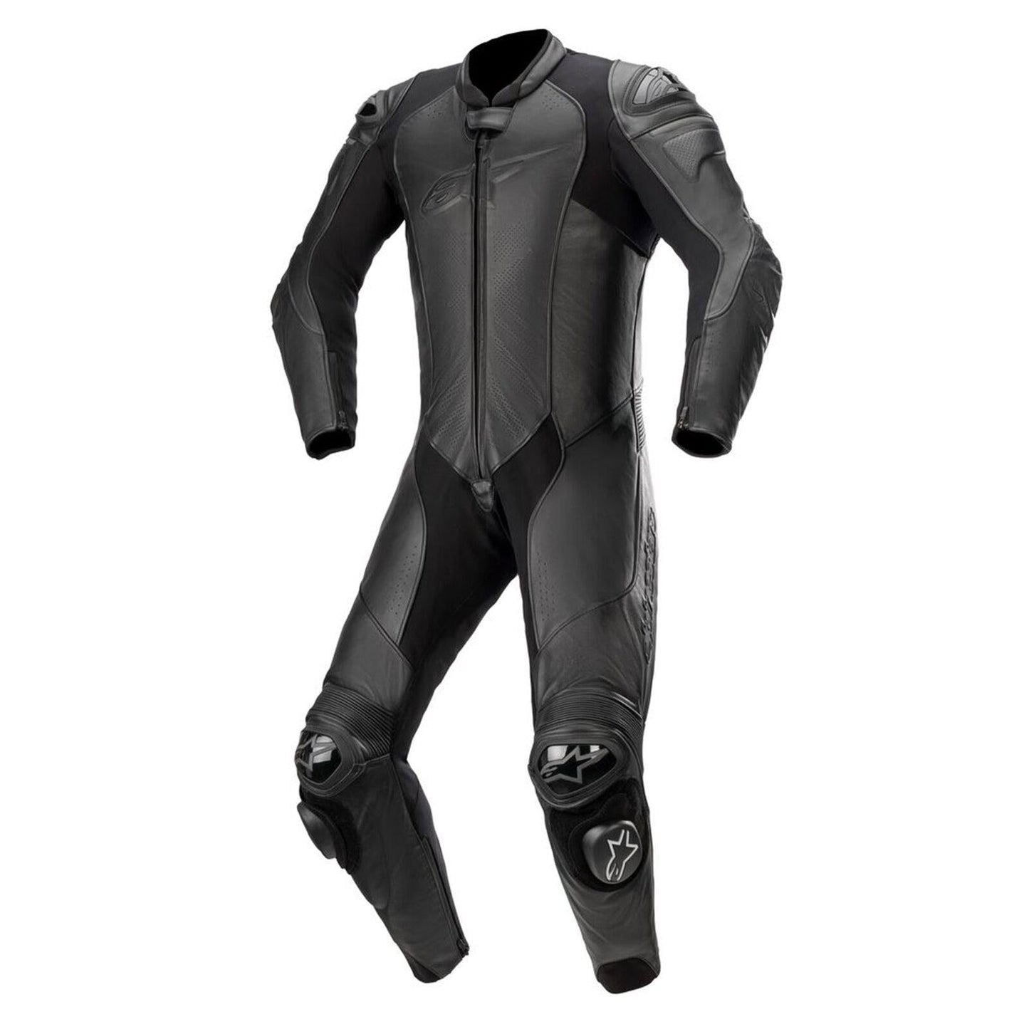 Alpinestars GP Plus V3 Graphite Motorcycle Motorbike 1 Piece Leather Suit Black