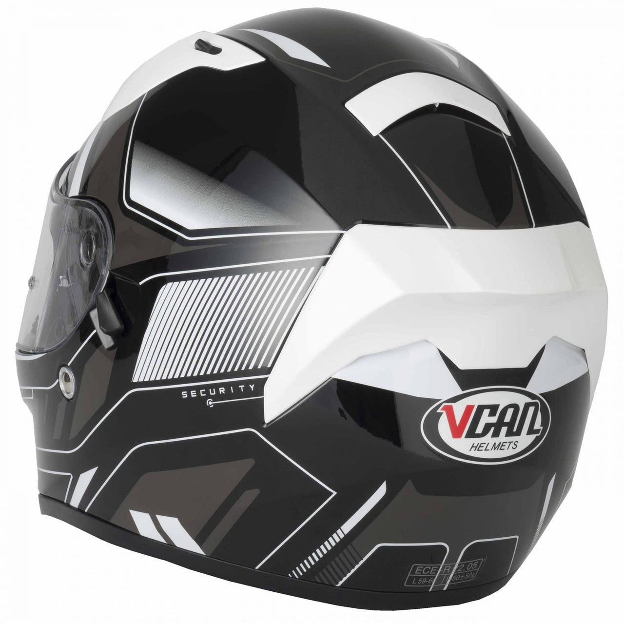 VCAN V128 Helvet Full Face Motorcycle Helmet