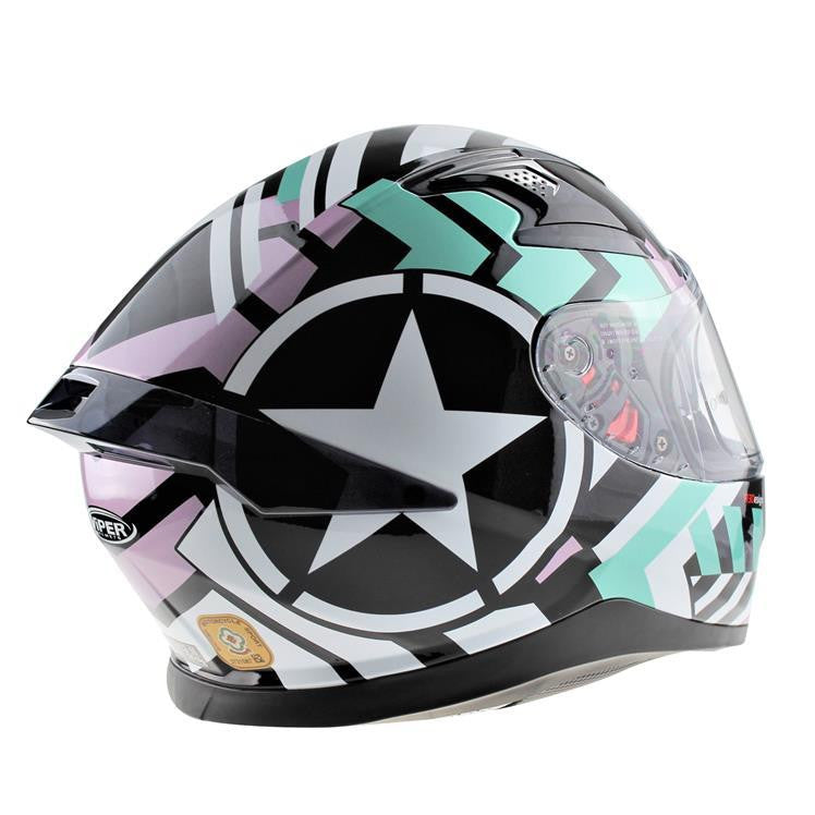 VIPER RSV95 PATROIT FULL FACE MOTORBIKE MOTORCYCLE HELMET