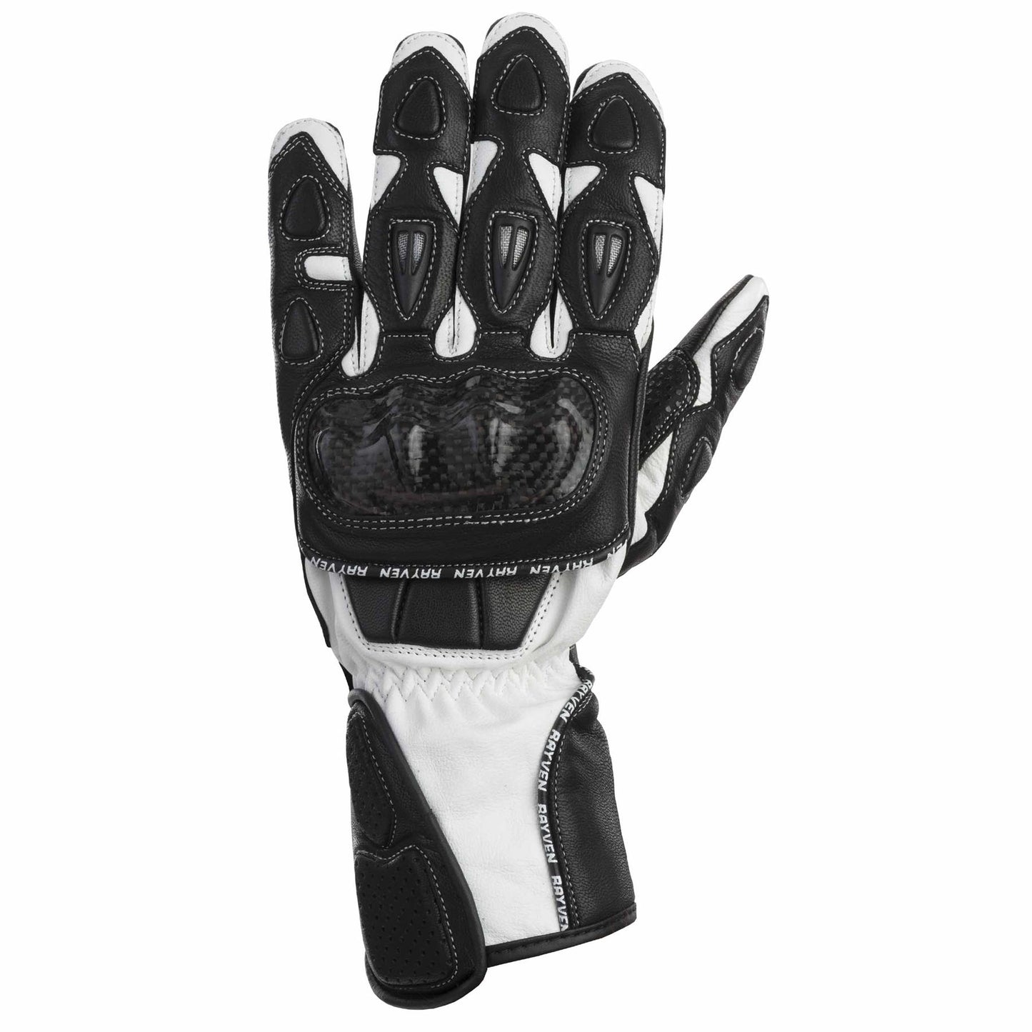 Rayven Race-Pro Goatskin Leather Motorcycle Gloves