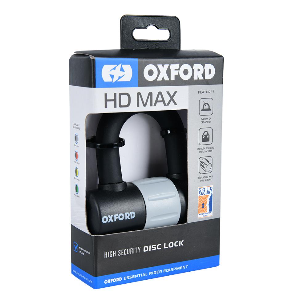 Oxford HD Max Padlock Motorcycle Motorbike Disc Lock