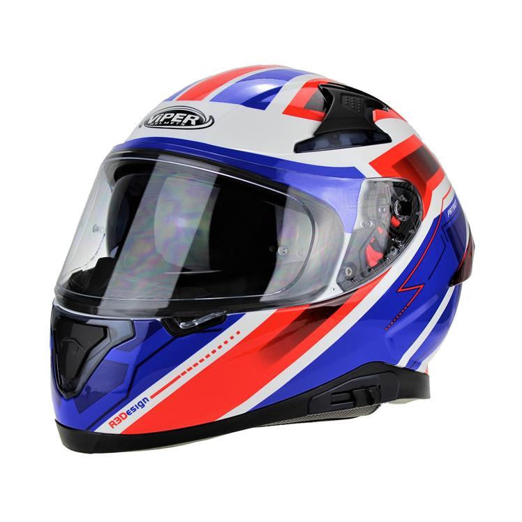 VIPER RSV95 PATROIT FULL FACE MOTORBIKE MOTORCYCLE HELMET