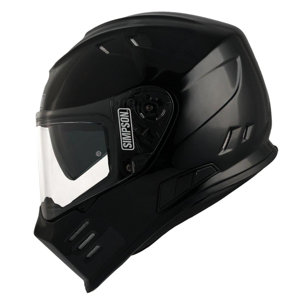 Simpson Venom Solid Motorcycle Motorbike Full Face Helmet (ECE-22.06)