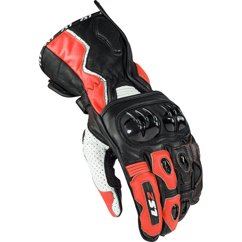 LS2 Swift Sports Racing Leather Motorcycle Gloves