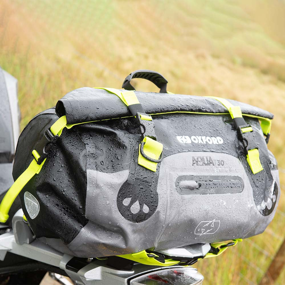 Oxford Aqua T-30 Waterproof Motorcycle Roll Bag 3 Colours