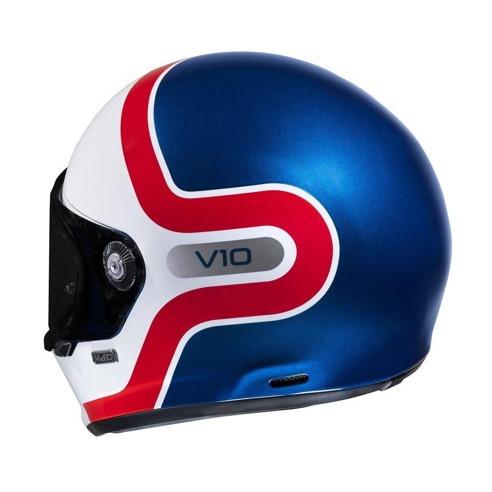 HJC V10 Grape Motorcycle Motorbike Fiber Glass Shell Helmet - New Stock