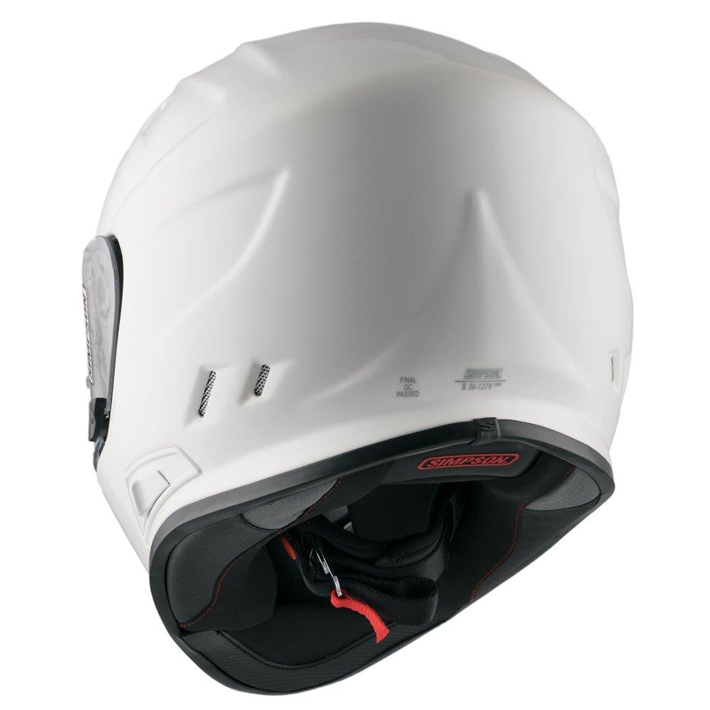 Simpson Venom Solid Motorcycle Motorbike Full Face Helmet (ECE-22.06)