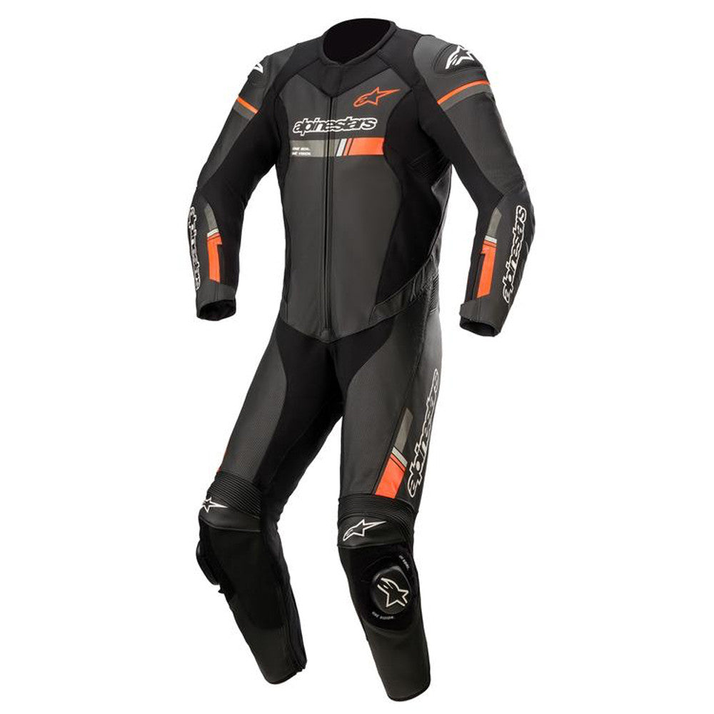 Alpinestars GP Force Chaser Leather Suit 2 Pc Black Black