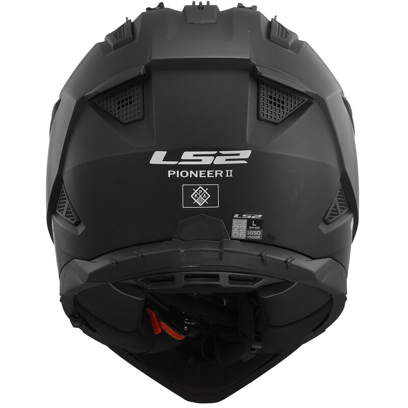 LS2 MX702 Pioneer II Matt Black Off Road Adventure Helmet