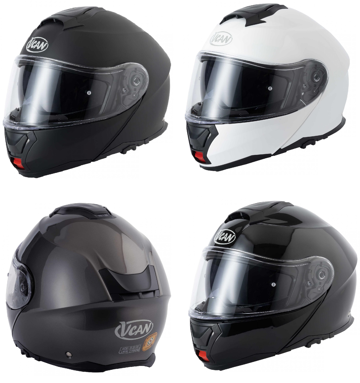 Vcan V272 Flip Up Front Modular Motorcycle Motorbike Helmet