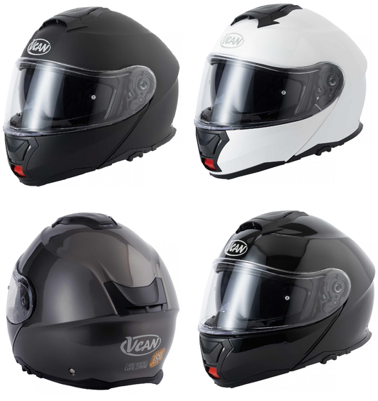 Vcan V272 Flip Up Front Modular Motorcycle Motorbike Helmet