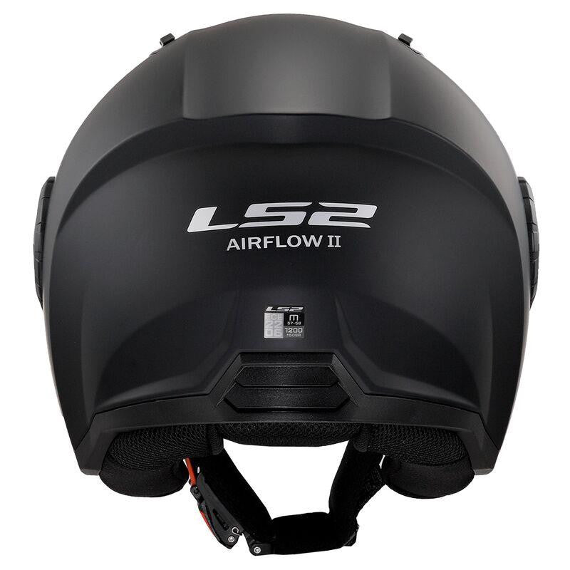 LS2 OF616 Airflow II Plain Motorcycle Open Face Scooter Helmet ECE 22.06