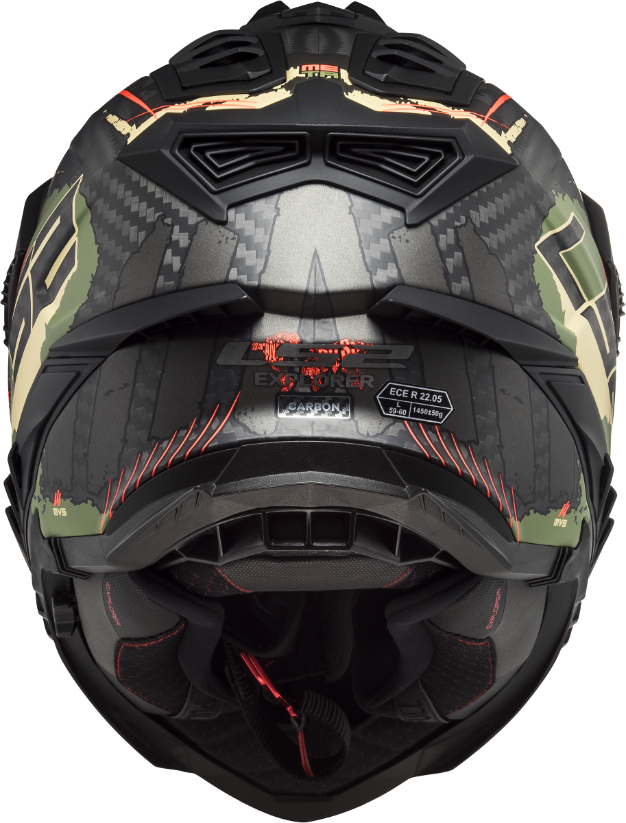 LS2 MX701 C Explorer Carbon Fibre Off Road Full Face MX Helmet Ece22.06