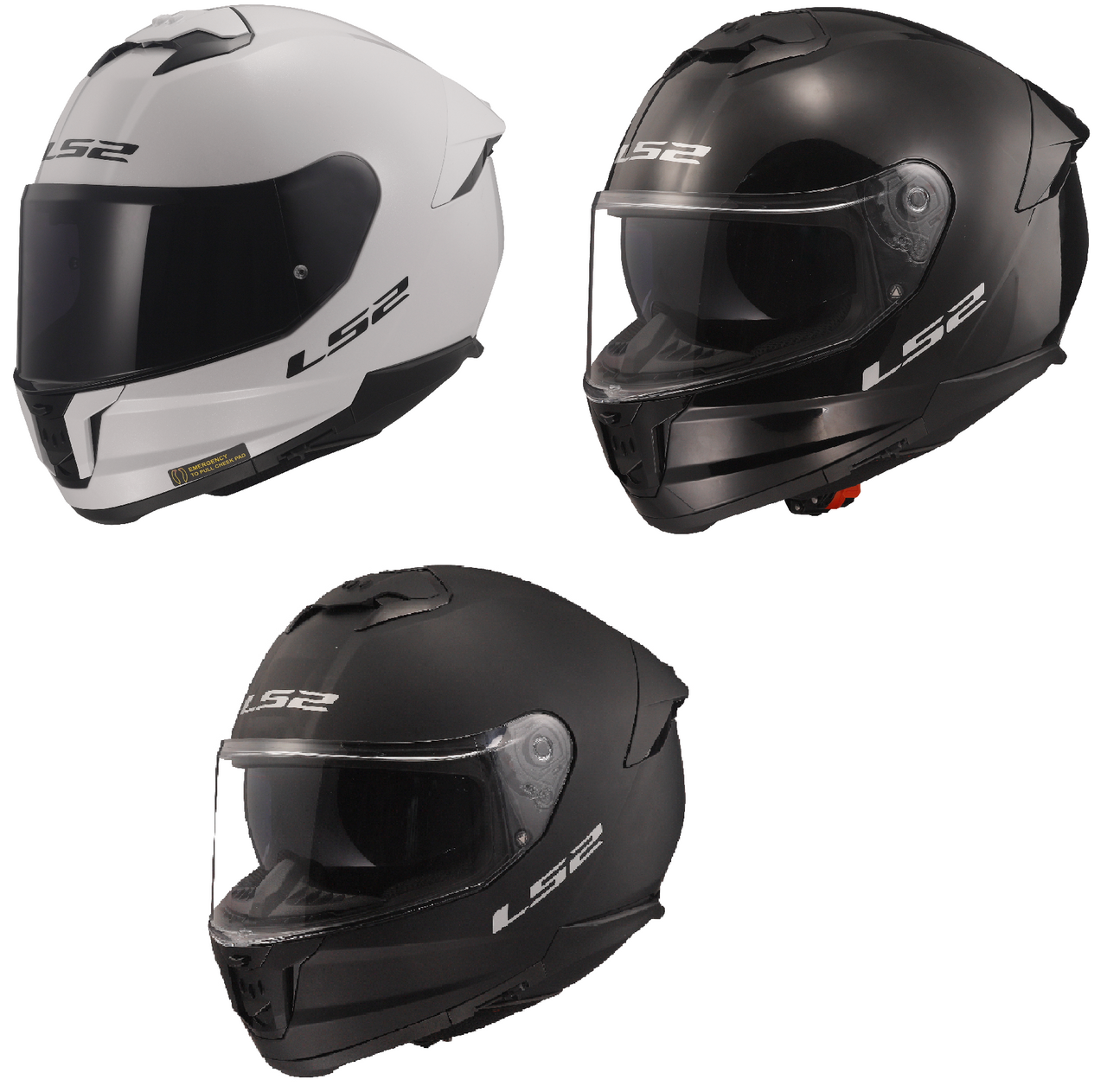 LS2 FF808 STREAM II FULL FACE MOTORCYCLE HELMET