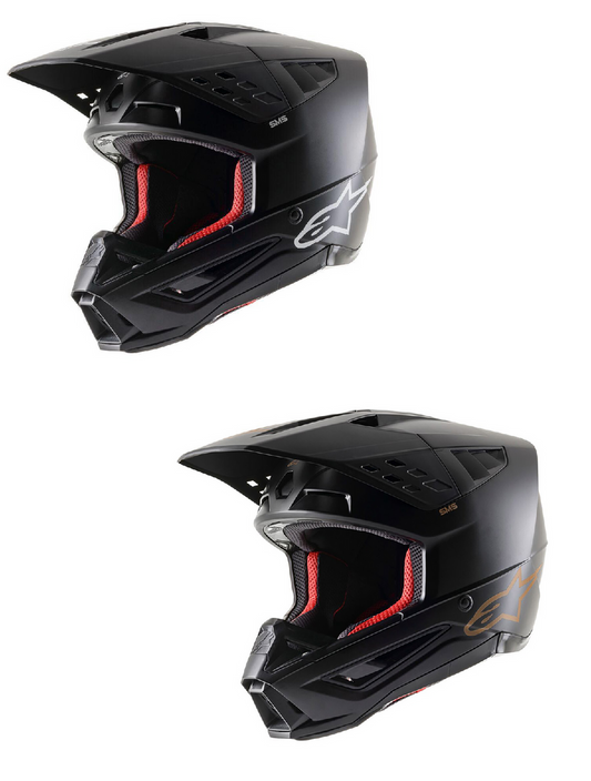 Alpinestars S-M5 Solid Off Road Motorcycle Helmet Motocross Enduro MX