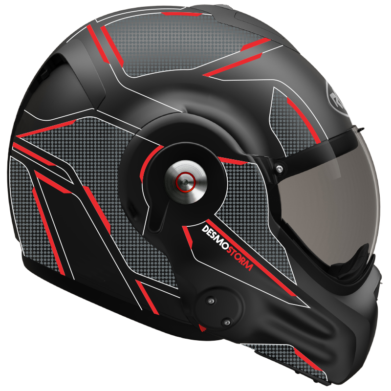 Roof Desmo Storm Full Face Motorcycle Flip Front Track Helmet