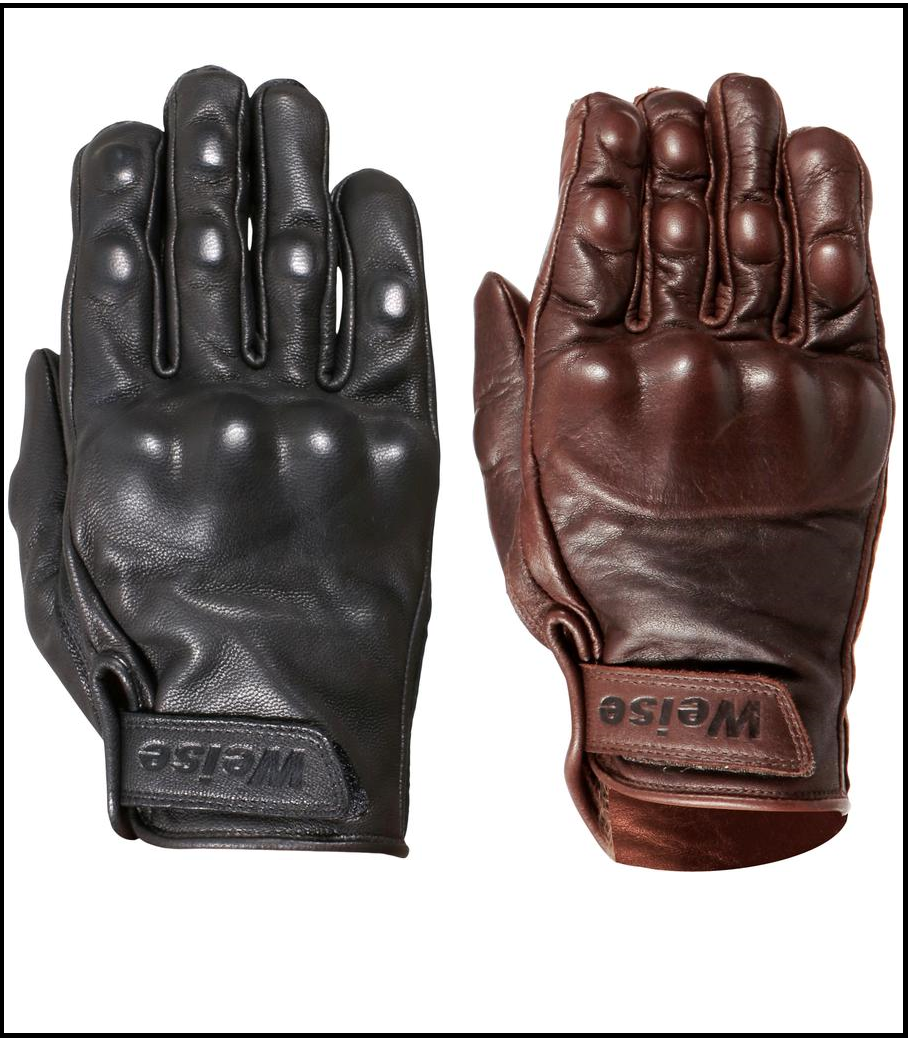 Weise Victory Classic Style Motorcycle Leather Gloves