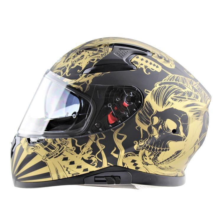 VIPER RSV95 SKULL EDITION MOTORCYCLE FULL FACE HELMET NEAR U