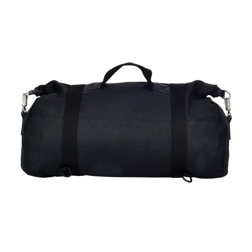 Oxford Heritage Motorcycle Roll Bag Panniers Luggage Black 30L