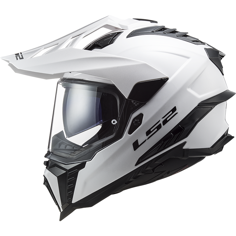 LS2 MX701 EXPLORER MOTORCROSS FULL FACE HELMET SOLID WHITE