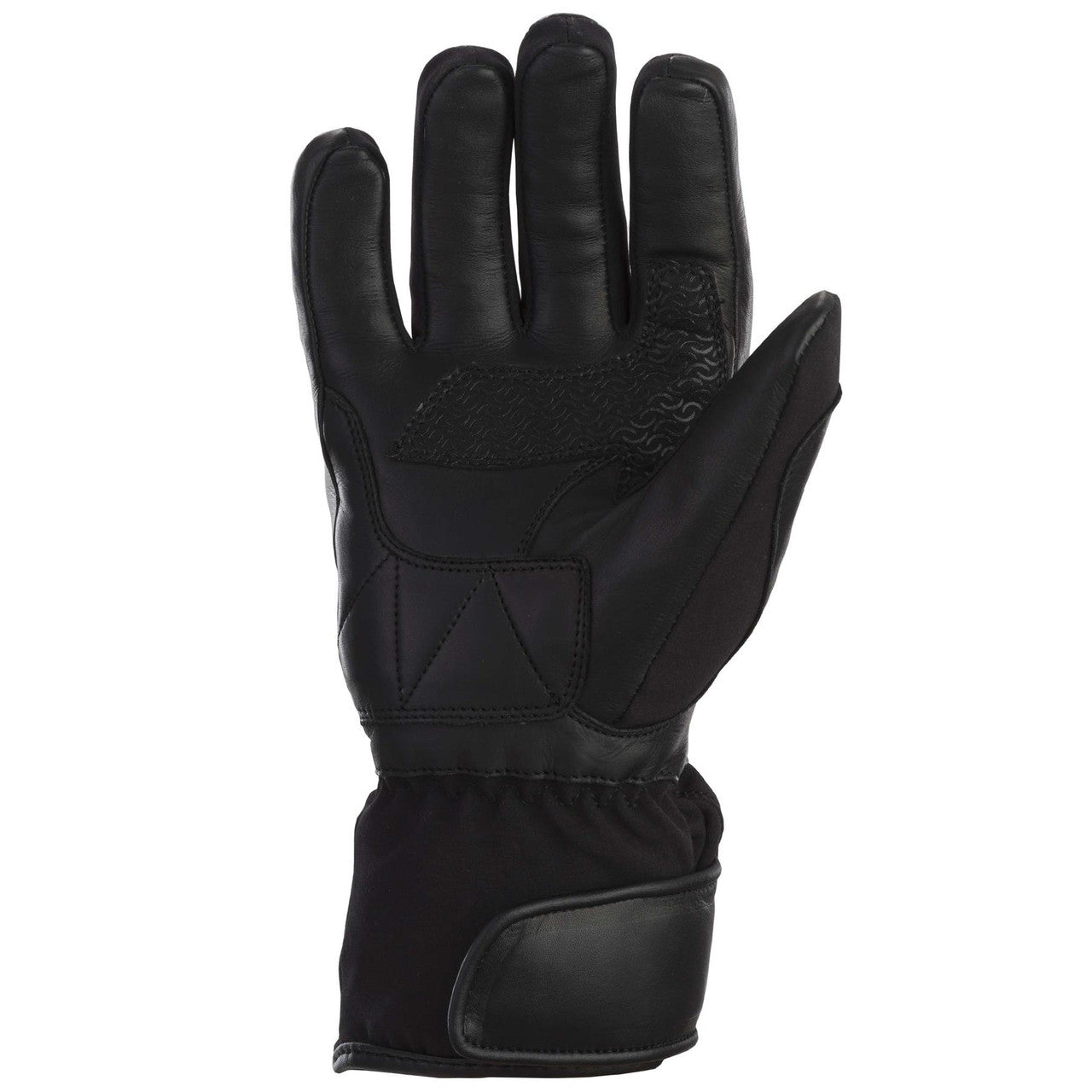 Rayven Stonefish Motorcycle Motorbike Leather Touring Gloves - Black