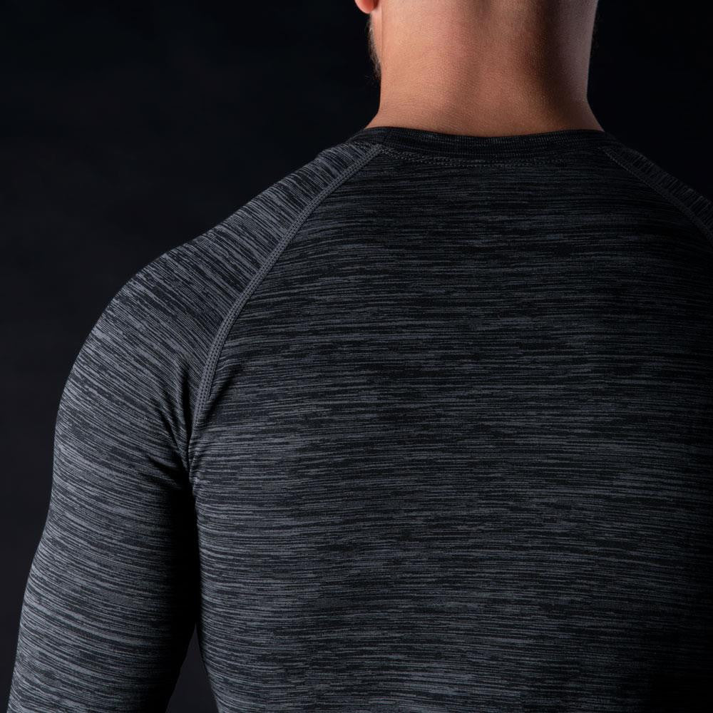 Oxford Advanced Base Layer MS Top Charcoal Marl