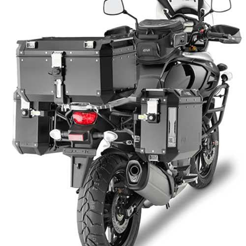 Kappa KFR48BL Monokey Black Alluminium Motorbike Left Side Case