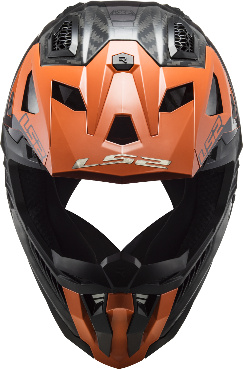 LS2 MX703 X-FORCE VICTORY MOTORCROSS HELMET TITANIUM ORANGE