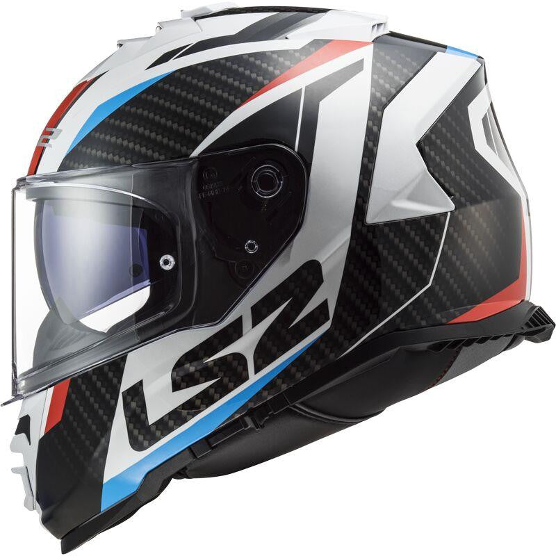 LS2 FF800 Storm II Racer Full Face Motorbike Helmet Red Blue