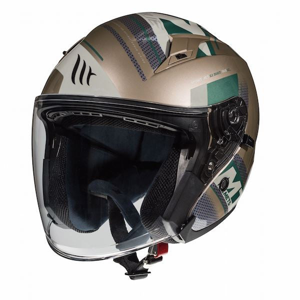 MT Avenue Sideway Open Face Motorcycle Scooter Jet Helmet