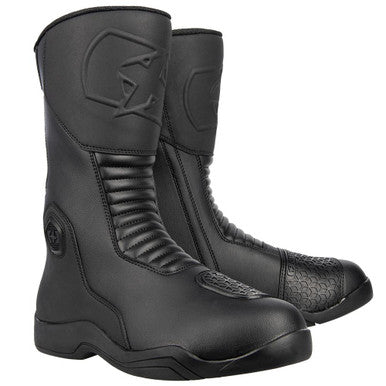 Oxford Tracker 2.0 WS Motorbike Leather Riding Touring Boots Black