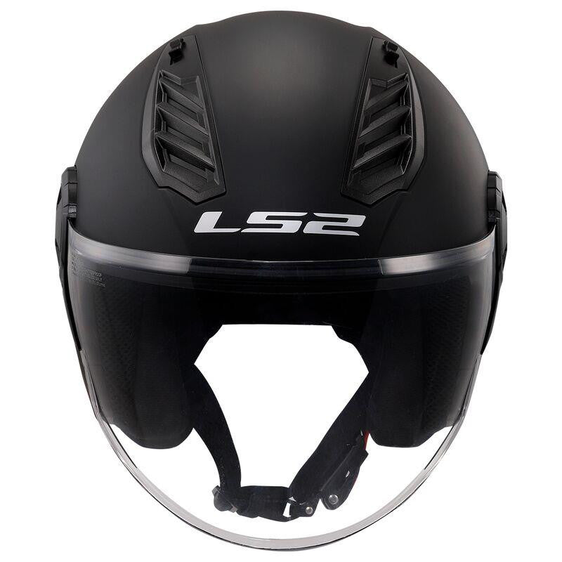 LS2 OF616 Airflow II Plain Motorcycle Open Face Scooter Helmet ECE 22.06